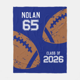 Couverture Polaire Football personnalisé Joueur principal Nombre Clas