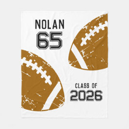 Couverture Polaire Football personnalisé Joueur principal Nombre Clas