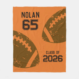 Couverture Polaire Football personnalisé Joueur principal Nombre Clas