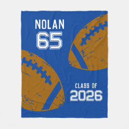 Couverture Polaire Football personnalisé Joueur principal Nombre Clas