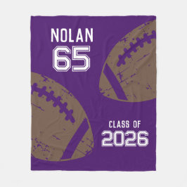 Couverture Polaire Football personnalisé Joueur principal Nombre Clas
