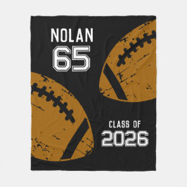Couverture Polaire Football personnalisé Joueur principal Nombre Clas