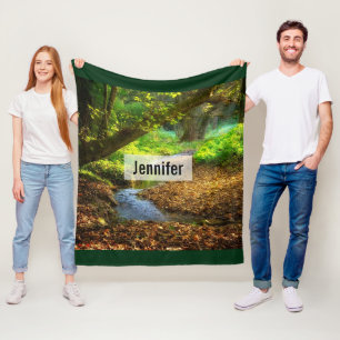 Couverture Polaire Forest Creek Belle nature Paysage Photo