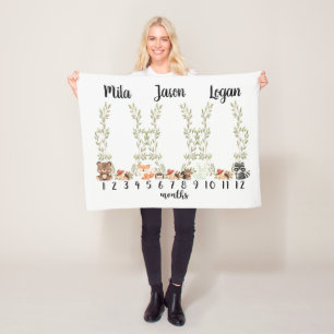 Couverture Polaire Forêt de triplet Forêt de jalon - Mille de bois