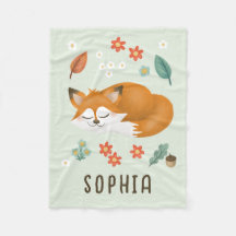 Forêt Whimsical mignonne Fox Enfants Automne
