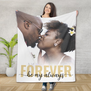 Couverture Polaire Forever Be My Always Photo