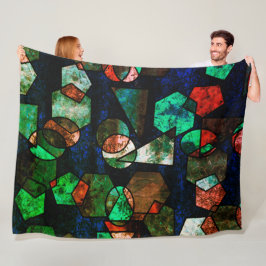 Couverture Polaire Formas geométricas irrégulier e textura deformada