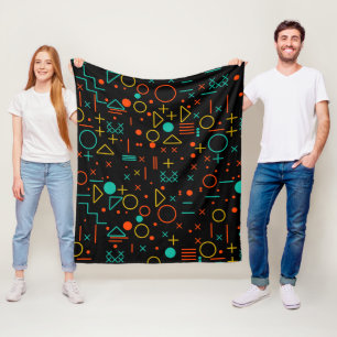 Couverture Polaire Formes géométriques