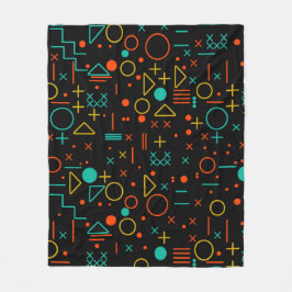 Couverture Polaire Formes géométriques