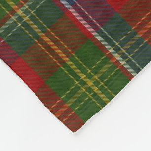 Couverture Polaire Forrester Clan Tartan Plaid Blanche polaire