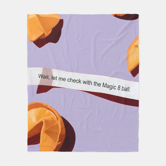 Couverture Polaire Fortune Cookie & The Magic 8 ball (Devant)