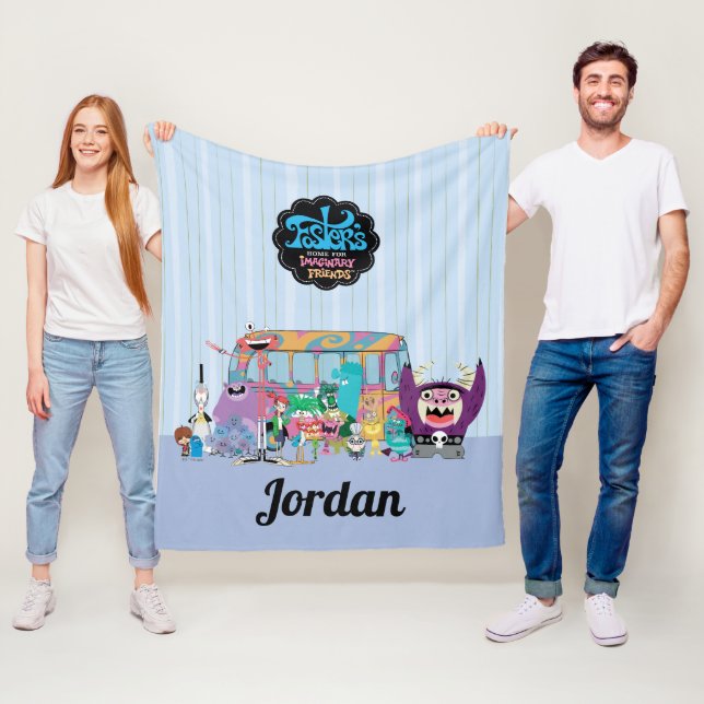 Couverture Polaire Foster's Home for Imaginary Friends | Bus scolaire (En situation)