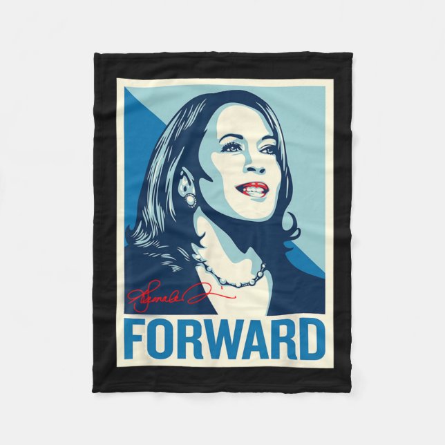 Couverture Polaire Foward Kamala Portrait (Devant)