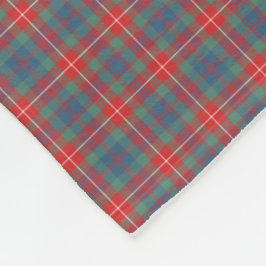 Couverture Polaire Fraser de Lovat Bleu clair Ancien Clan Tartan