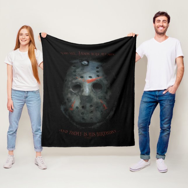 Couverture Polaire Freddy contre Jason | Devis Jason Mask (En situation)
