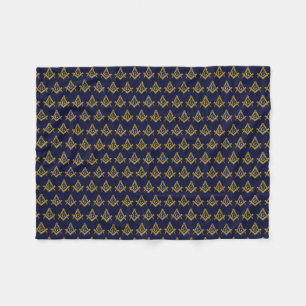 Couverture Polaire Freemasons maçonniques Carré et boussole