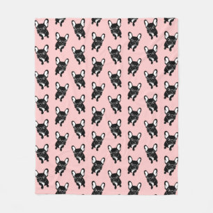 Couverture Polaire Frenchie brindle mignon est un rêveur