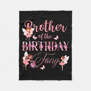 Couverture Polaire Frère de la fée d'anniversaire Premier anniversair
