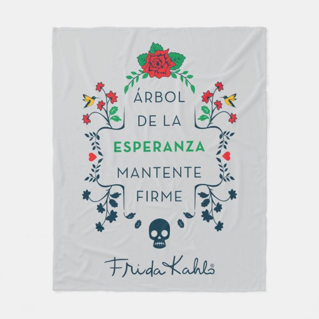 Couverture Polaire Frida Kahlo | Árbol De La Esperanza (Devant)