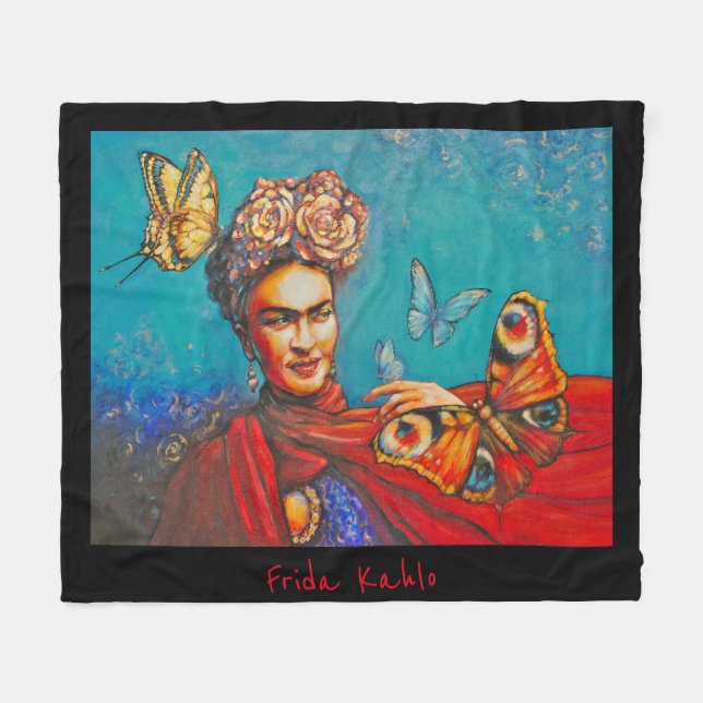 Couverture Polaire Frida Peinte Eve (Devant (Horizontal))