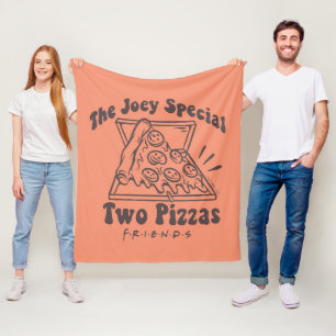Couverture Polaire FRIENDS™ Citation Pizza Joey