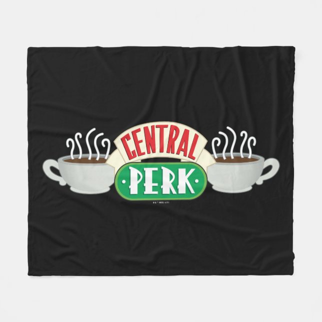 Couverture Polaire FRIENDS™ | Logo Central Perk (Devant (Horizontal))