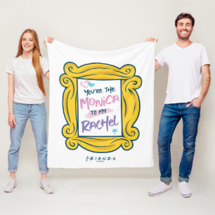 Couverture Polaire FRIENDS™ Peephole   Vous êtes la Monica à ma R