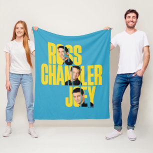 Couverture Polaire FRIENDS™   Ross, Chandler et Joey