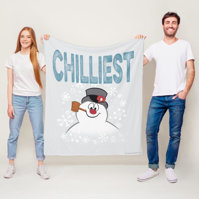 Couverture Polaire Frosty the Snowman™ | Chilliest (En situation)
