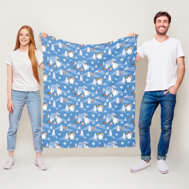 Couverture Polaire Frosty the Snowman™ | Frosty & Karen Winter Fun (En situation)