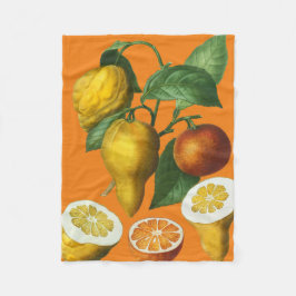 COUVERTURE POLAIRE FRUITS DE CITRÉ