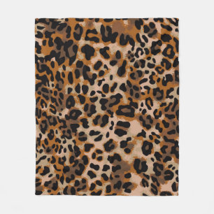 Couverture Polaire Full seamless jaguar cheetah animal skin pattern.