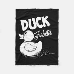 Couverture Polaire Fun Canard Fiabetes Cool Diabète Soutien de sensib