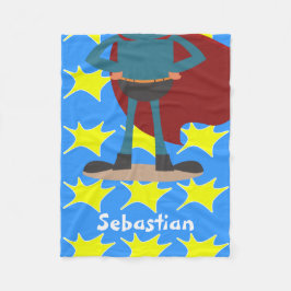 Couverture Polaire Fun Novelty Superhero Personnalisé