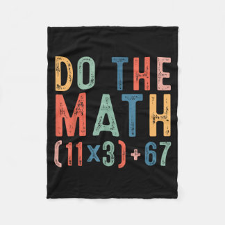 Couverture Polaire Funny 100 Days School Math Equation Do The Math 10