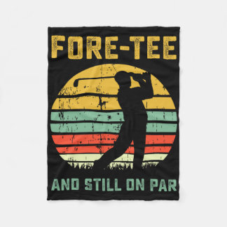 Couverture Polaire Funny 40th Birthday Golf Pun Golfing 40 Year Old G