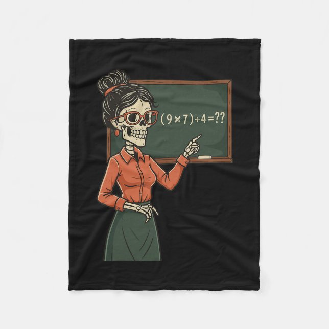 Couverture Polaire Funny 67 Meme Pemdas Elementary Math Teacher Brain (Devant)