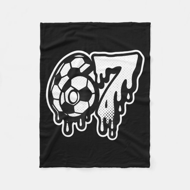 Couverture Polaire Funny 67 Meme Slang Soccer Ice Cream Drip Six Seve (Devant)