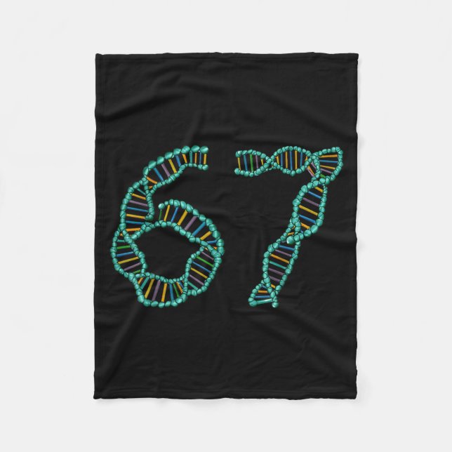 Couverture Polaire Funny 67 Number Meme Dna Replication Molecular Sci (Devant)
