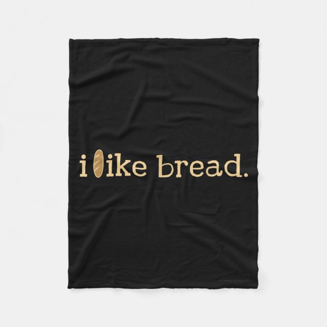 Couverture Polaire Funny Bread Lover Minimalist Sourdough Baking  (Devant)