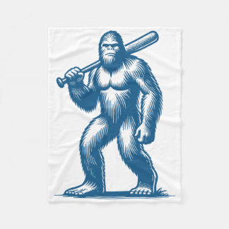 Couverture Polaire Funny Bysebyll Bigfoot Sasquatch Bysebyll Player M