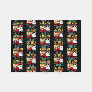 Couverture Polaire Funny Cat Mama for Cat Lovers Mothers Day Toxits