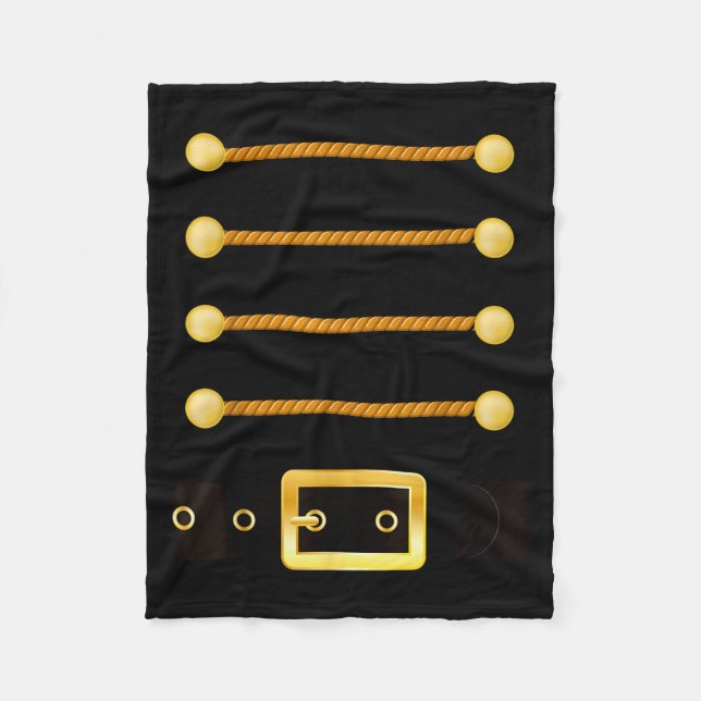 Couverture Polaire Funny Christmas With Nutcracker Costume  (Devant)