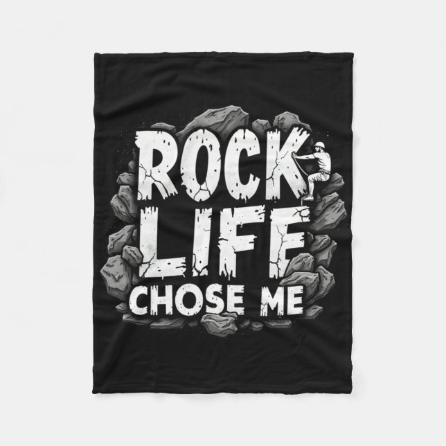 Couverture Polaire Funny Climbing Quote Gift Life  (Devant)