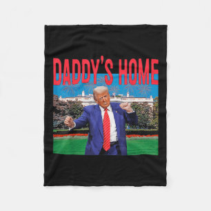 Couverture Polaire Funny Daddys Accueil Trump Pink 2024 Reprendre l'A