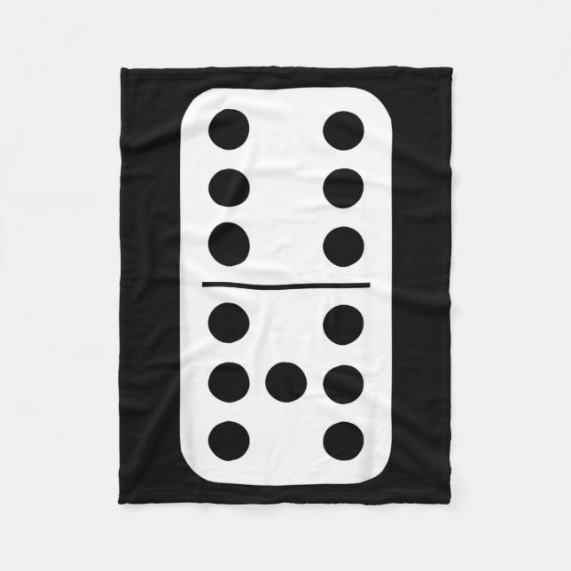 Couverture Polaire Funny Domino Meme Six Seven Play Strategy Number H (Devant)