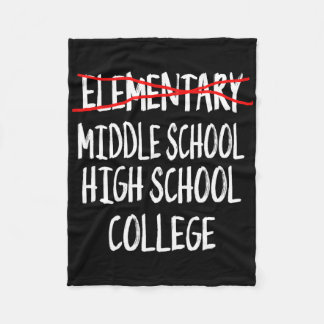 Couverture Polaire Funny Élémentaire Diplôme de 6e année G