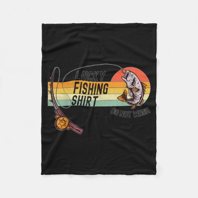 Couverture Polaire Funny Fisherman's Lucky Fishing Shirt - Do Not Wa- (Devant)