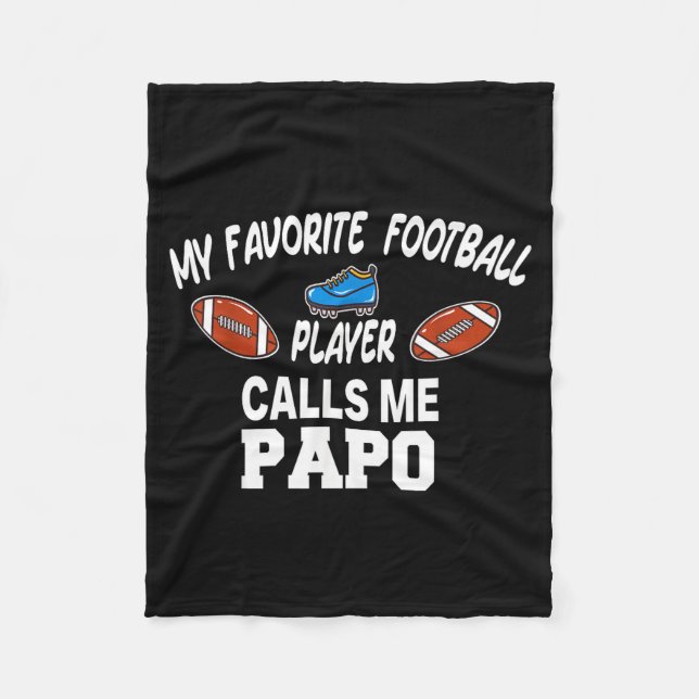 Couverture Polaire Funny Football Dad Pride Pa Fan Srts Family  (Devant)