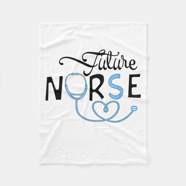Couverture Polaire Funny Future Nurse Nursing School Student Nurse In (Devant)